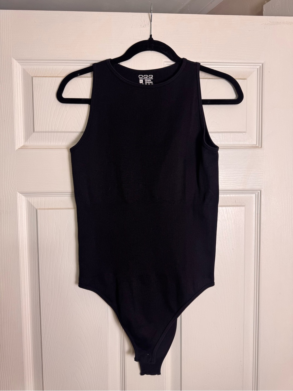 Black Ribbed Tank Kids Bodysuit - Sleek Sleeveless One-Piece